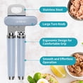 thumbnail image 6 of Ultrean Can Opener Manual Built in Bottle Opener for Seniors, Heavy Duty Can Opener Smooth Edge with Sharp Stainless Steel, Soft Ergonomic Handle, Easy to Use for Elderly with Arthritis, Weak Hands, 6 of 7
