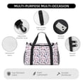 thumbnail image 4 of Picia Sailing Marine Travel Print Travel Duffle Bag,Weekender Bags for Women with Shoe Compartment, Gym Duffel Bag with Wet Pocket, Hospital Bags for Labor and Delivery, 4 of 7