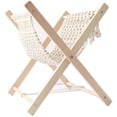 thumbnail image 3 of Bohemian Magazine Rack Macrame Magazine Rack Boho Magazine Holder Hand-Woven Shelf Can Place Books, Newspapers, Notebooks, 3 of 5