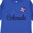 thumbnail image 4 of Inktastic Butterfly Colorado Girls Long Sleeve Toddler T-Shirt, 4 of 5