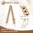thumbnail image 2 of Uxcell Purse Straps Replacement Crossbody, 51 Inch Wide Shoulder Bag Strap Adjustable Canvas Straps for Handbag Wallet Clutch Crossbody Bags, Brown Z Shaped, 2 of 6