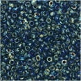 thumbnail image 1 of Miyuki Round Seed Beads, 11/0 Size, 8.5 Gram Tube, #4518 Opaque Cobalt Picasso, 1 of 1