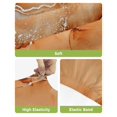 thumbnail image 4 of Marble Burnt Orange Bar Stool Covers Set of 4, Modern Abstract Ink Painting Luxury Stretch Washable Bar Chair Covers with Backs, Removable Pub Counter Height Chair Cover for Kitchen Dining Room Cafe, 4 of 7