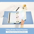 thumbnail image 5 of 2 Pack Flip Folders with Clear PVC Window Binder Pouches 3-Ring Binder Organizer for Office & Home Complex Lace, 5 of 6