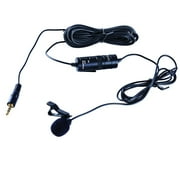 Movo Lavalier Omnidirectional Condenser Microphone with 20' Cable for Nikon D7100, D7000, D5500, D5300, D5200, D3300, D3200, D810, D800, D750, D610, D500, D90, D5, D4, D4S, D3X, DF DSLR Cameras