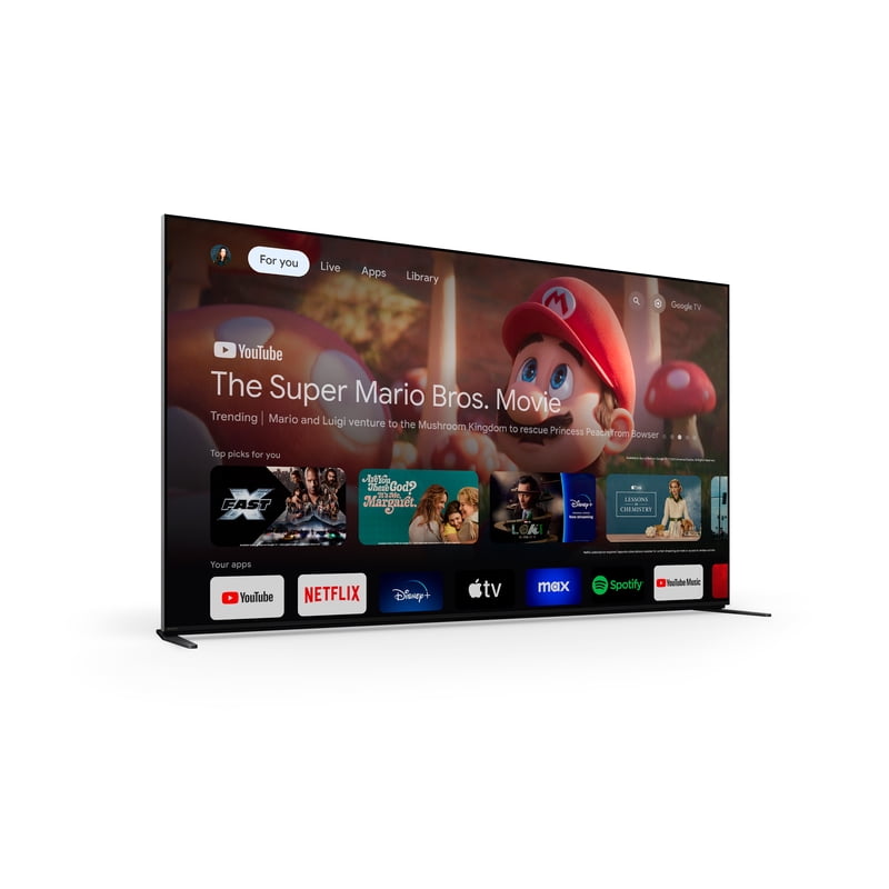 Sony 75" Class Bravia 9 Mini LED Qled 4K Hdr Smart Google TV K75XR90 gallery view