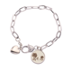 thumbnail image 1 of Pulsera de cadena de corazón Unbranded Antique Rose Brown Flower, 1 of 3