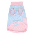 thumbnail image 2 of Perro Protección Solar Camiseta Sin Mangas Ropa Verano Suave Transpirable Moda Cachorro Chaleco Sin Mangas Camiseta Azul y Rosa M, 2 of 9