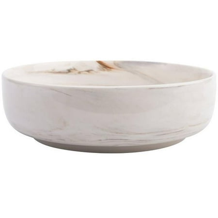

Luzerne L6200000775 83 oz Marble Deep Straight Sided Porcelain Bowl White