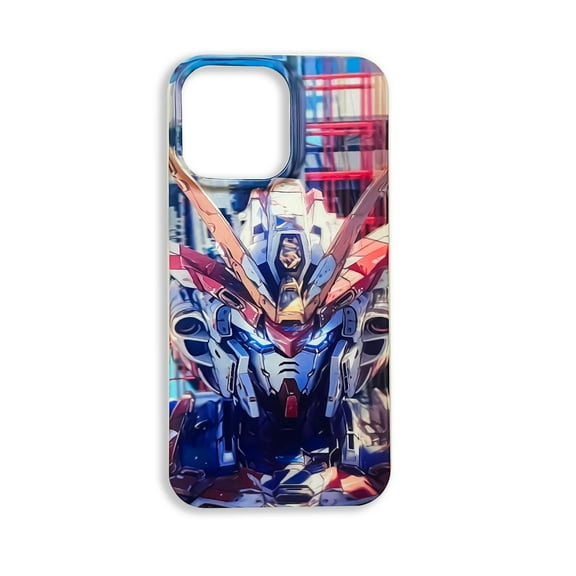 Plena Choice Anime Phone Case – Menhera-kun, Goku, Gundam, Luffy – High-Definition Design, Compatible with iPhone 12-15, Durable Protection