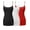 3PK - BLACK/RED/WHITE, variant on 3 Packs - Womens & Plus Sizes Basic Solid Long Length Adjustable Spaghetti Strap Tank Tops
