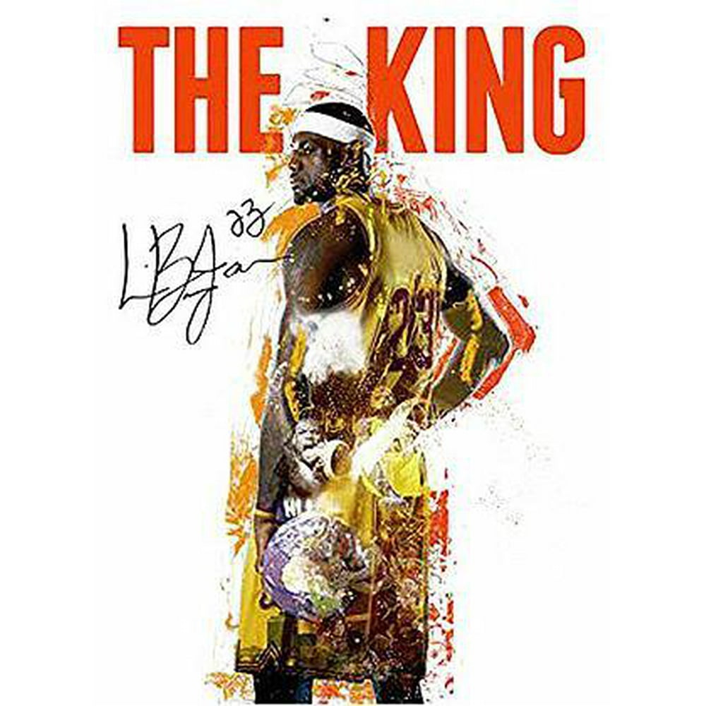 Lebron James Poster 23 The King 18x24