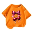 thumbnail image 4 of BOOMNY Baby Girls Short Sleeve T-Shirts Crew Neck Cherry Graphic Tee Tops for Girl Soft Dailywear, 4 of 4