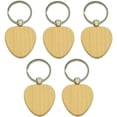 thumbnail image 3 of 120 Piezas Corazón en Blanco de Madera de Promoción DIY Colgante Etiquetas Regalos Promocionales, 3 of 5