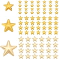 thumbnail image 3 of 1box 2915 Pcs Iron on Gold Star Aluminum Hotfix Iron on Star Studs Flat Back Star Studs 6/8/10mm Flatback Glue on Studs for Clothing DIY Accessory, 3 of 7