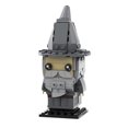 thumbnail image 4 of Bloques de construcción de figuras de acción de Brickheadz para niños, juego de Moc, serie de películas, juego de modelos creativos, regalos para amigos, 4 of 5