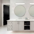 thumbnail image 5 of WAC Lighting Metro 27" 1-Light Aluminum Bathroom Vanity and Wall Light in Chrome, 5 of 5