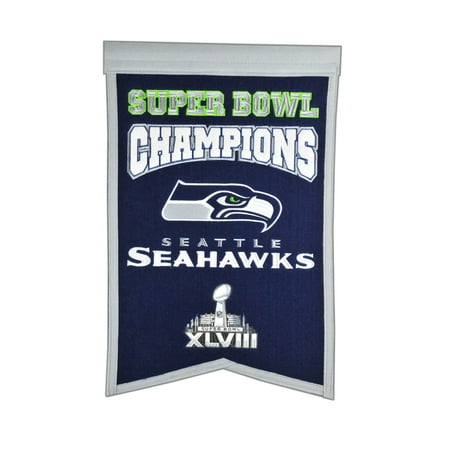 Super Bowl Dynasty Banner - Winning Streak - NFL Champions Super Bowl Banner, Seattle Seahawks