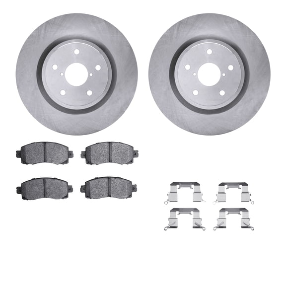 Dynamic Friction Company Front Brake Rotors with 5000 Advanced Brake Pads includes Hardware 6512-13231