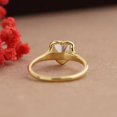 thumbnail image 2 of 1.50Ct Heart Lab Created Diamond Engagement Ring 14K Yellow Gold Plated, 2 of 3