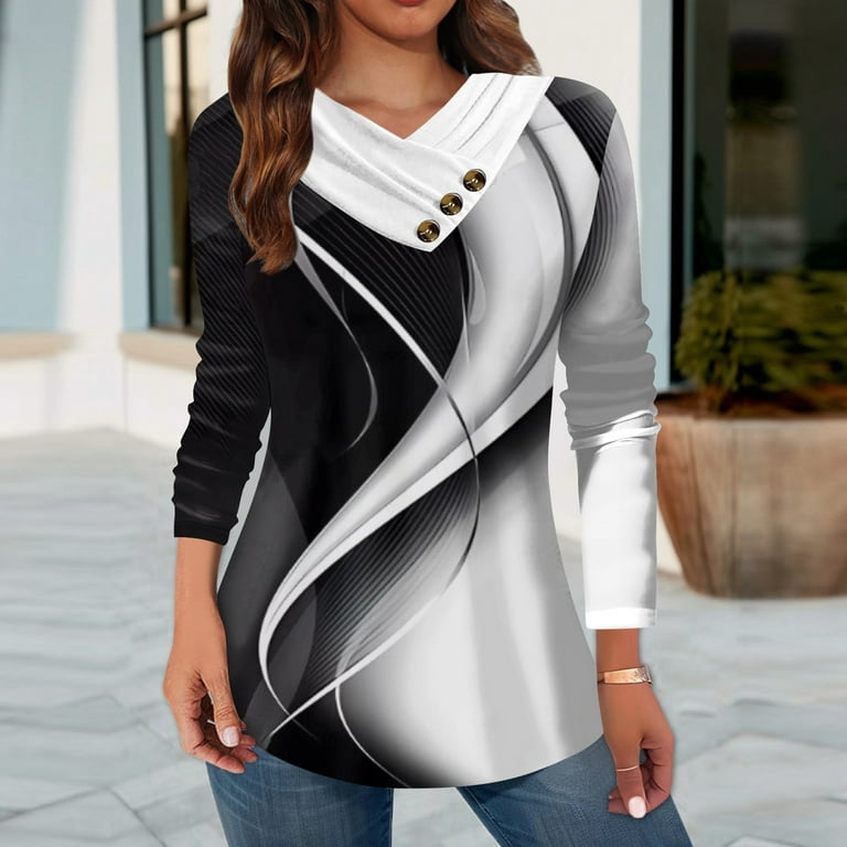 Long Sleeve Blouses for Women Winter 70S Boho Tops for Women