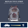 thumbnail image 5 of FORMRS Unisex School Backpack 17" Student Travel Bag with Laptop Compartment, White Chocolate Cakes, 5 of 7