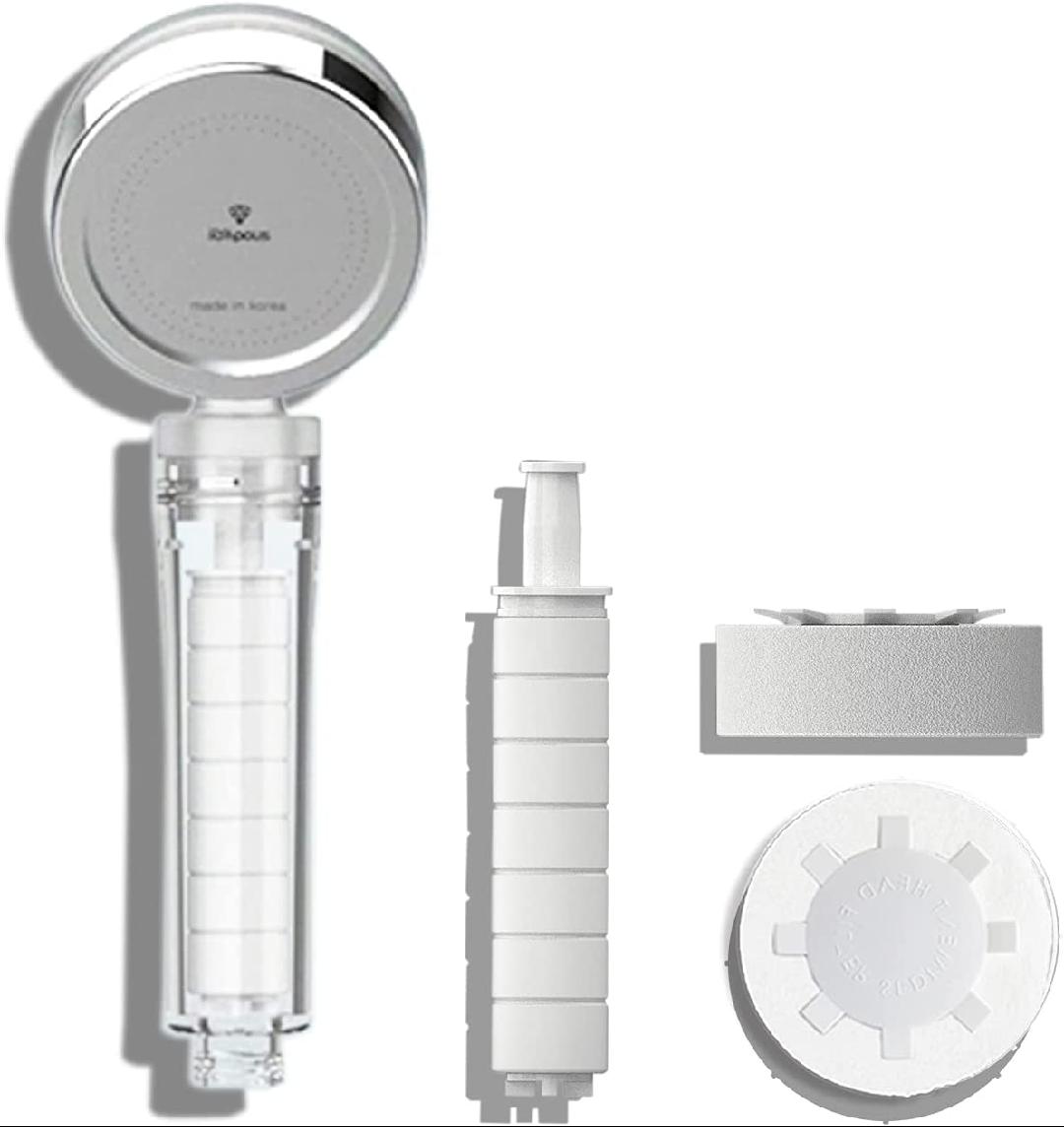 basic Hard Water Softener Chlorine & Flouride Filtered Showerhead