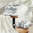 thumbnail image 2 of Home Soft Things Chevron Faux Fur Pillow Covers - Set of 2 - Grey - 20"x20", 2 of 7