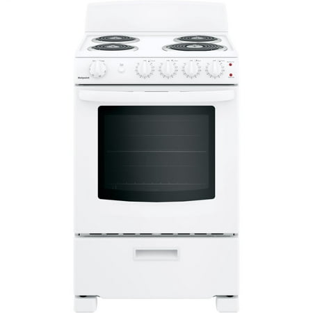 Hotpoint RAS300DMWW 24 Inch Electric Freestanding Range White
