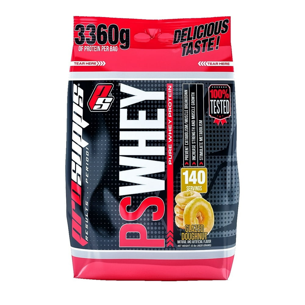 ProSupps Pure Whey Protein Powder, Glazed Donut, 10 Lb