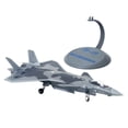 thumbnail image 4 of 1/144 Aleación de Aviación J20 Avión Modelo de Avión de con Soporte de Metal Decoración Del Hogar Sunnimix Aviones a reacción de fundición, 4 of 6