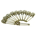 thumbnail image 3 of Broche de seguridad Yuyangstore pasador de joyería flores de filigrana, 3 of 7