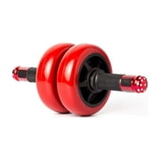 Xtreme Kore Super Heavy Duty Ab Roller Double Wheel- Red/Black