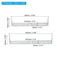 thumbnail image 2 of Unique Bargains 90mm 100mm Ceiling Light Plate Kit Light Fixture Mounting Bracket Crossbar for Pendant Wall Light 4 Set, 2 of 7