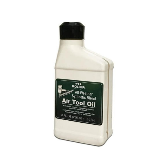 Rolair 8 Ounce (Bottle) Synthetic All-Weather Air Tool Oil