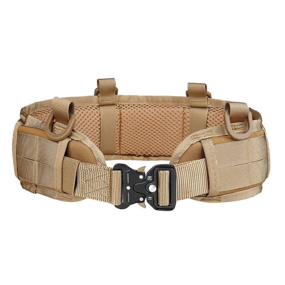 Adjustable Thickened Multi-Functional Belt For Men Women, Breathable Nylon Waist Strap With Alloy Buckle, Long Lasting Outdoor Hiking Camping Work Travel Belt