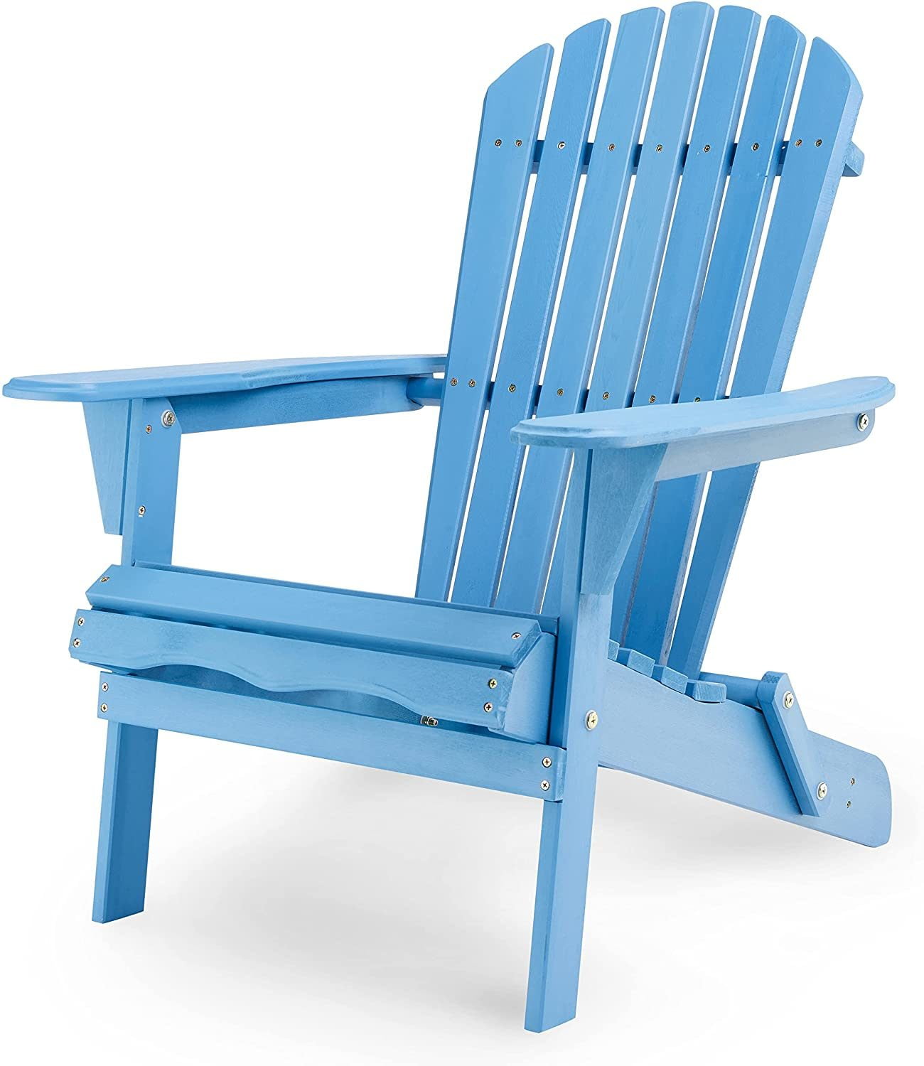 YRLLENSDAN Wood Adirondack Chair, Folding Outdoor Wood Folding Chairs