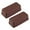 Brown, variant on Uxcell 76mm x 35mm x 23mm Brown Polishing Compound Coarse Buffing Sharpening 2 Pack