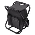 thumbnail image 2 of Camping Fishing Chair Bag Foldable Camping Chair with Cooler Bag Waterproof Fishing Stool Collapsible Camping Hunting Fishing Chair Storage Bag with Portable Belt(camouflage), 2 of 7