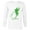 White, variant on Tinker Bell Lucky Pixie St. Patrick's Day - Long Sleeve T-Shirt for Men - Customized-Black