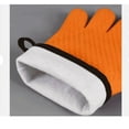 thumbnail image 3 of Dalcrue Supply Orange Silicone Oven Mitts, 2 Count, 3 of 8