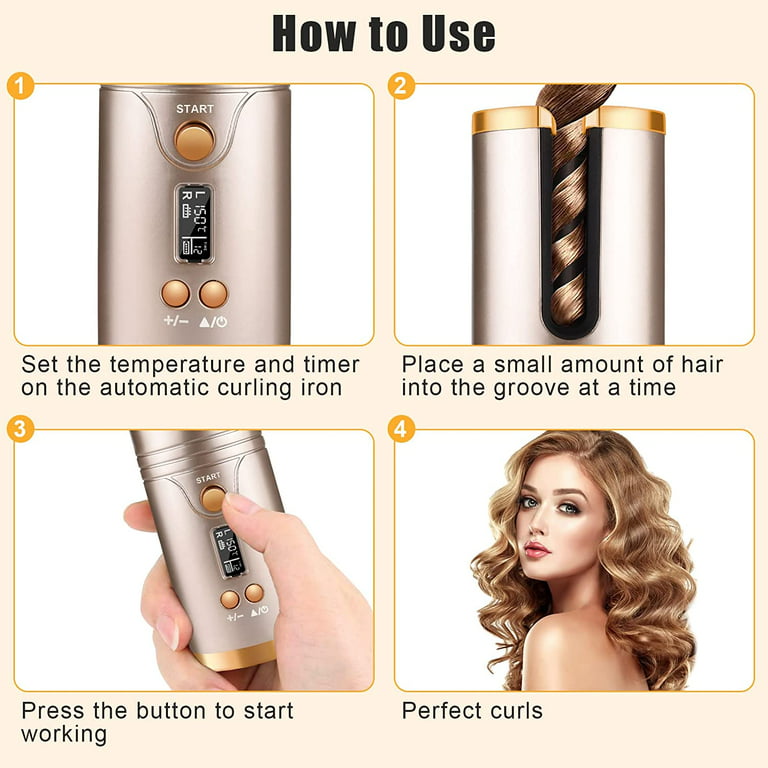 Beavorty 1 Set Curling Iron Portable Hair Curler Hair Curler Set Hand  wisking Tool Electric Electrical Tools Hairdressing Tool Heat Hair Rollers  Hair