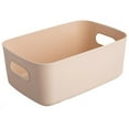 thumbnail image 1 of Storage Basket Solid Color Space-Saving Plastic Tissue Makeup Holder Home Decor, 1 of 8