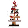 thumbnail image 3 of Árbol de Navidad de escritorio Papá Noel DIY Decoración Letreros navideños de madera Placa Decoración navideña 2024 Regalos de Año Nuevo, 3 of 5
