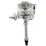 New High Energy Ignition HEI Distributor For Chevrolet General Motors 1955-1984 1985 1986 SBC 283 305 307 327 350 400 BBC 396 427 454 V8 Gas OHC W/Clear Cap JM6501 HEID-G9000CL-1 66941CC Chevy GM