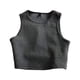 thumbnail image 1 of Playeras,Blusas y Tops,Ropa para Mujer Correr camisetas sin mangas para las mujeres Moda verano Bm chaleco punto gimnasio Fitness cuello redondo sin mangas Crop Top camiseta (C, M), 1 of 7
