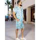 thumbnail image 4 of Conjunto Hombre Verano Camisa y Short a Juego Alberca Playa y Calor, 4 of 5