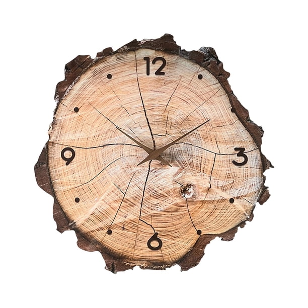 Reloj de pared decorativo, silencioso, elegante y sencillo, adorno de pared para la sala de estar. 16 pulgadas