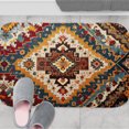 thumbnail image 4 of 1pc Kilim Rug Absorbent Non-Slip Bathroom Thickened Flannel Rug Decor,Soft,Quick Drying,Suitable For Indoor/outdoor Use,Bathrooms,Bedrooms,Kitchens,Terrace,Laundry Rooms,16"x24", 4 of 9