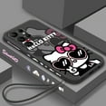 thumbnail image 1 of Sanrio Hello Kitty Cartoon Liquid Left Rope For Samsung Galaxy S24 S23 S22 S21 S20 FE S10 Ultra Plus Lite 5G Cover Funda Gift Festivals, 1 of 7